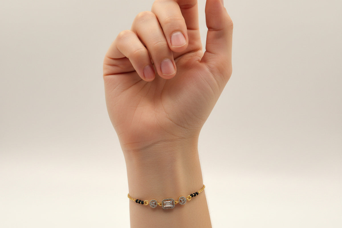 Royal Spark Mangalsutra Bracelet