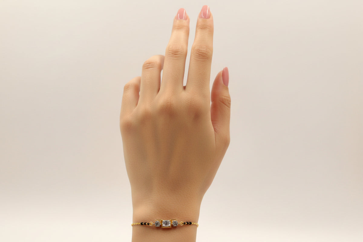 Golden Grace Mangalsutra Bracelet