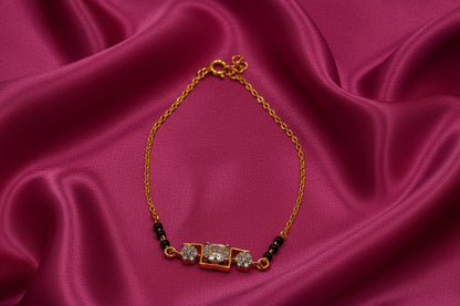 Golden Grace Mangalsutra Bracelet