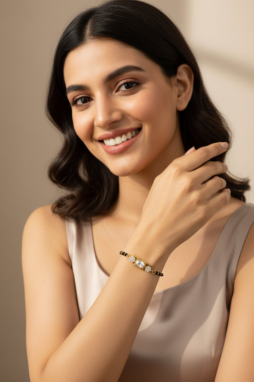 Golden Grace Mangalsutra Bracelet