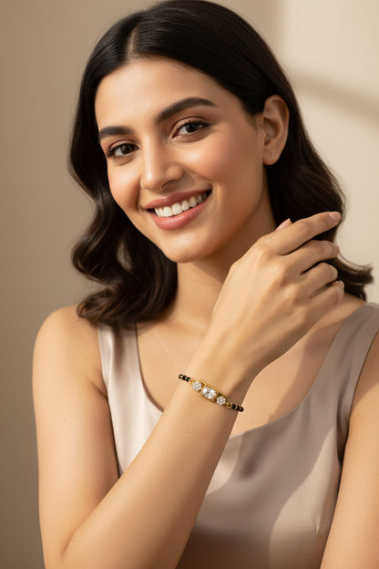 Golden Grace Mangalsutra Bracelet