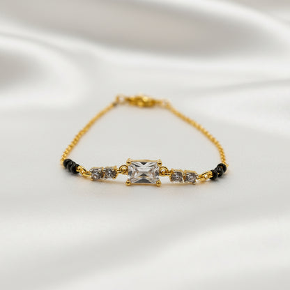 Crystal Charm Mangalsutra Bracelet