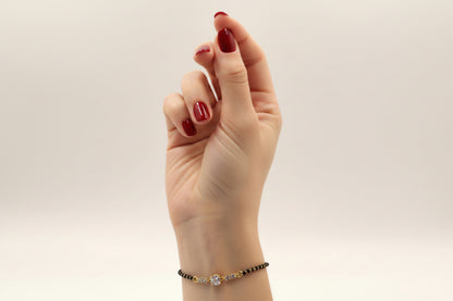 Noir Zirconia Mangalsutra Bracelet