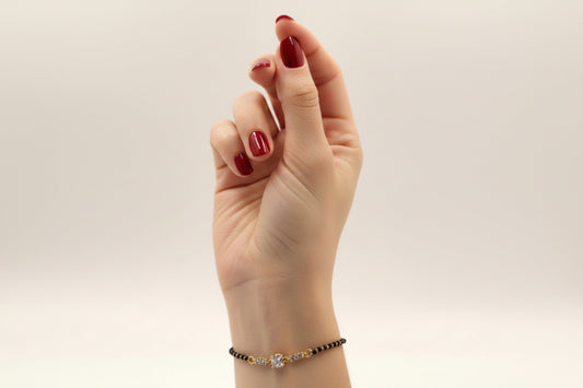 Noir Zirconia Mangalsutra Bracelet