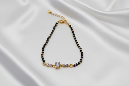 Noir Zirconia Mangalsutra Bracelet
