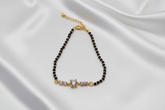 Noir Zirconia Mangalsutra Bracelet