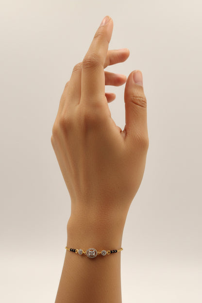 Royal Oval Mangalsutra Bracelet