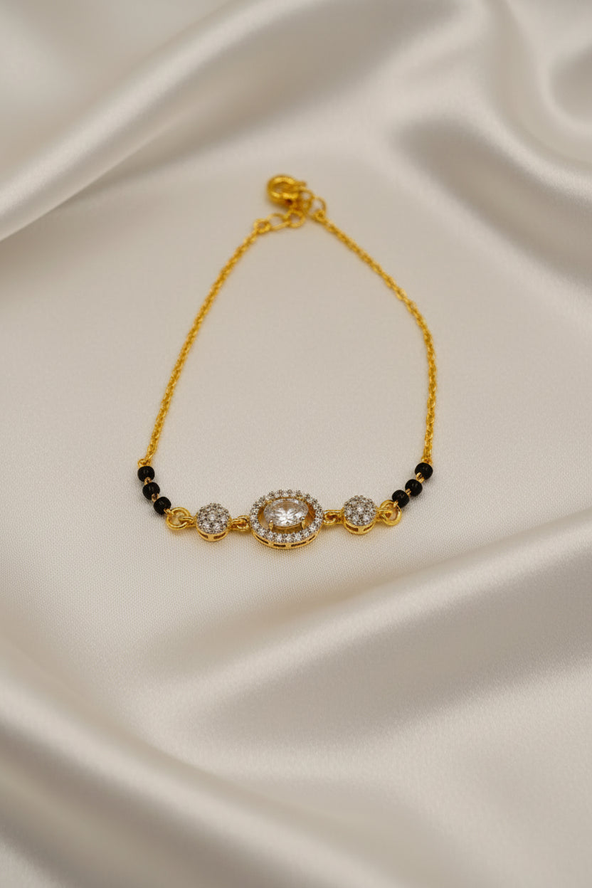 Royal Oval Mangalsutra Bracelet