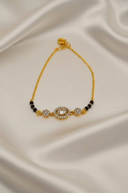 Royal Oval Mangalsutra Bracelet