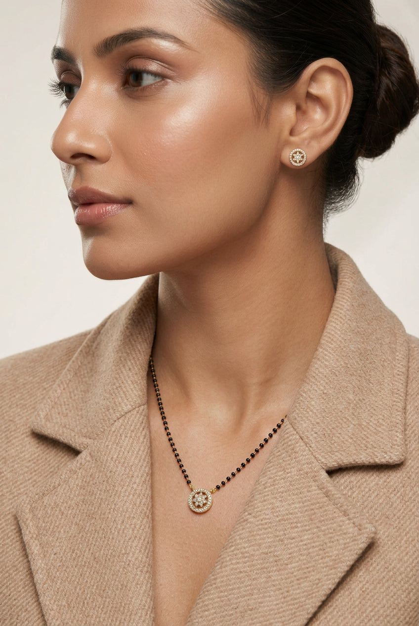 Floral Charm Mangalsutra