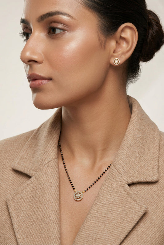 Floral Charm Mangalsutra
