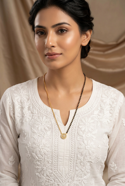 Floral Charm Mangalsutra