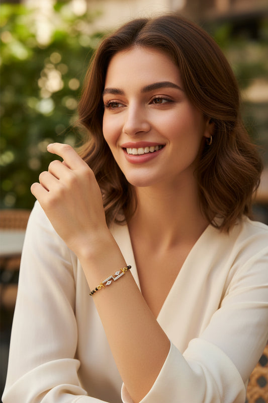 Celestial Link Mangalsutra Bracelet