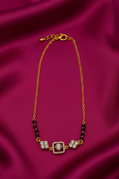 Floral Mangalsutra Bracelet