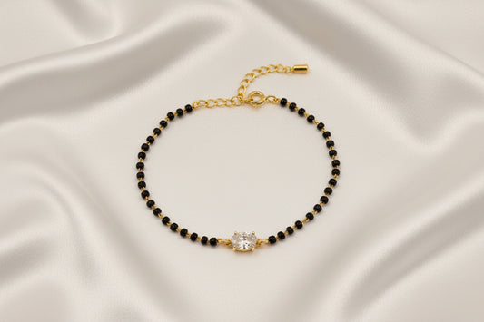 Slim Noir Mangalsutra Bracelet