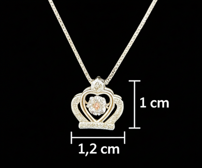 Royal Heart Crown Pendant