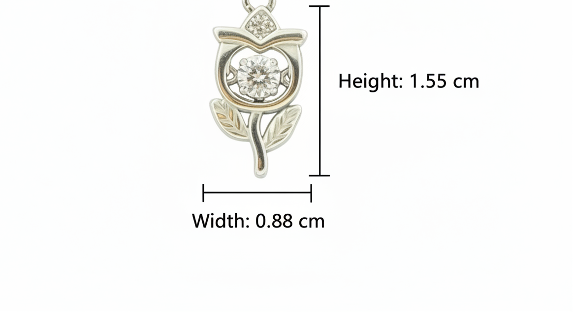 Blooming Grace Silver Pendant