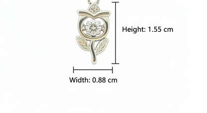Blooming Grace Silver Pendant