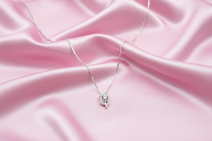 Blooming Grace Silver Pendant