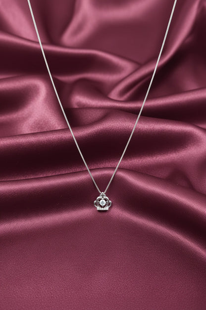 Faithful Crown Silver Pendant