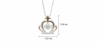 Faithful Crown Silver Pendant