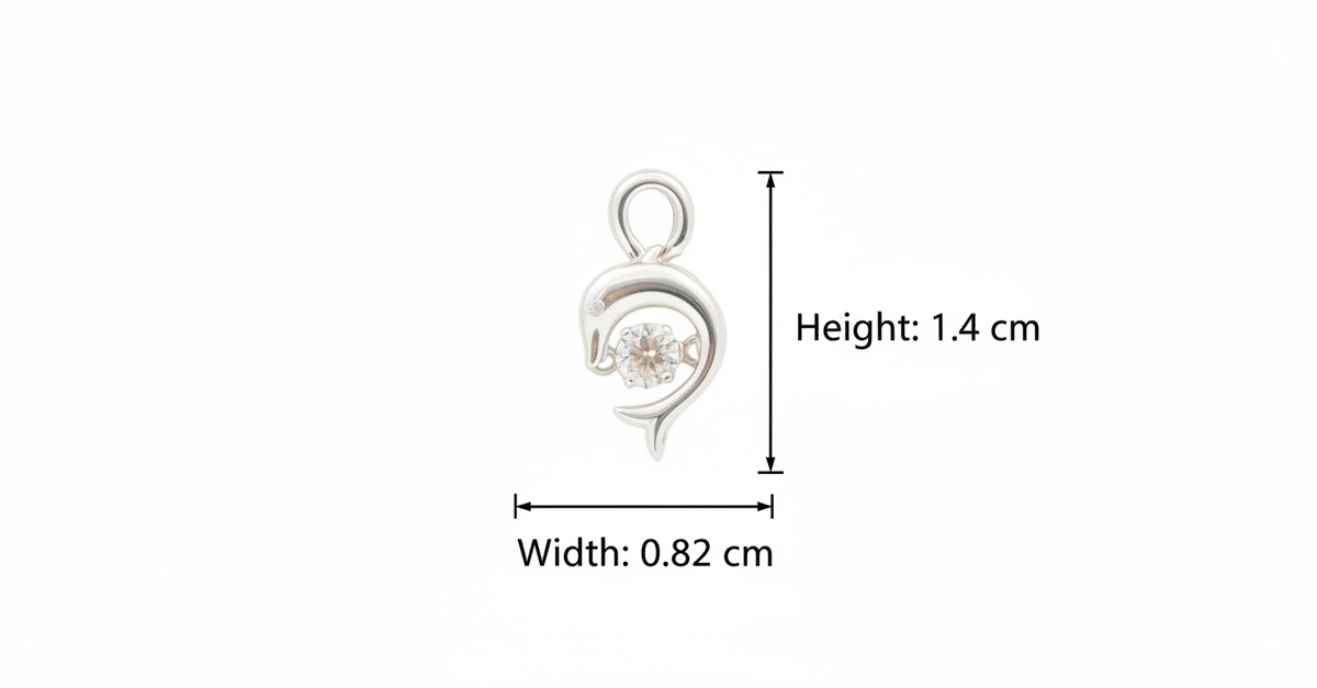 Serene Swirl Silver Pendant
