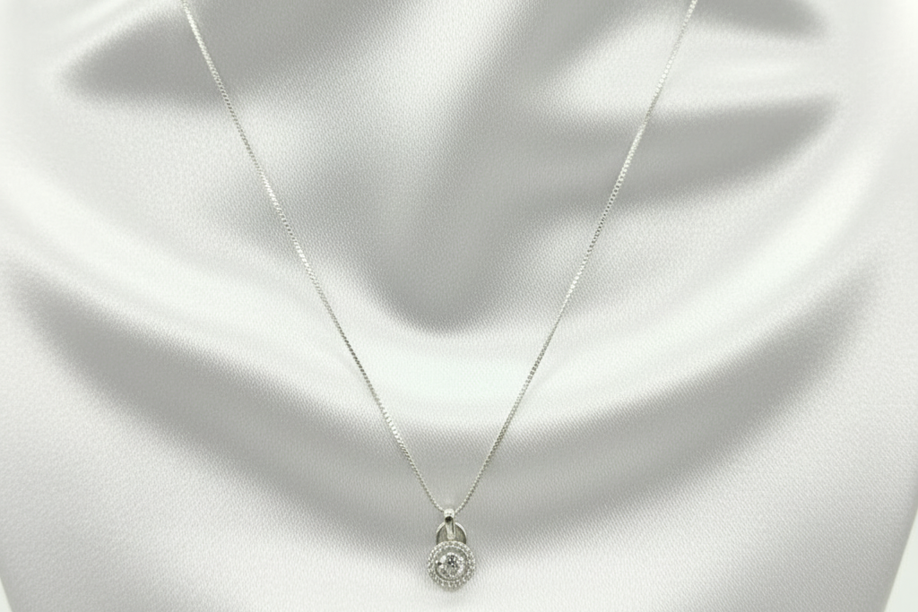 Pure Halo Silver Pendant