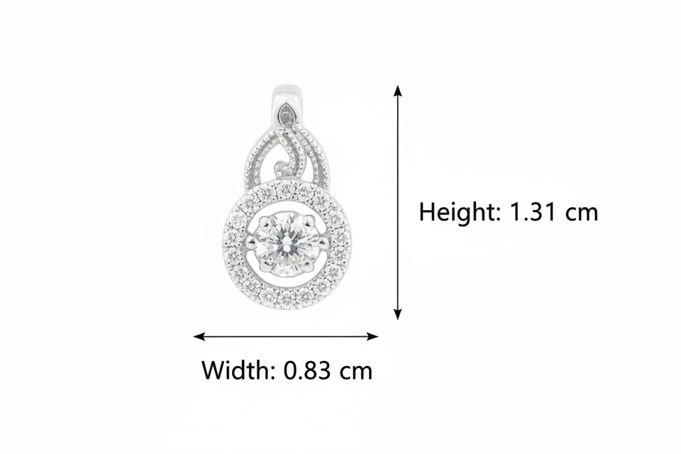 Pure Halo Silver Pendant
