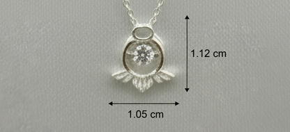 Angelic Spark Silver Pendant
