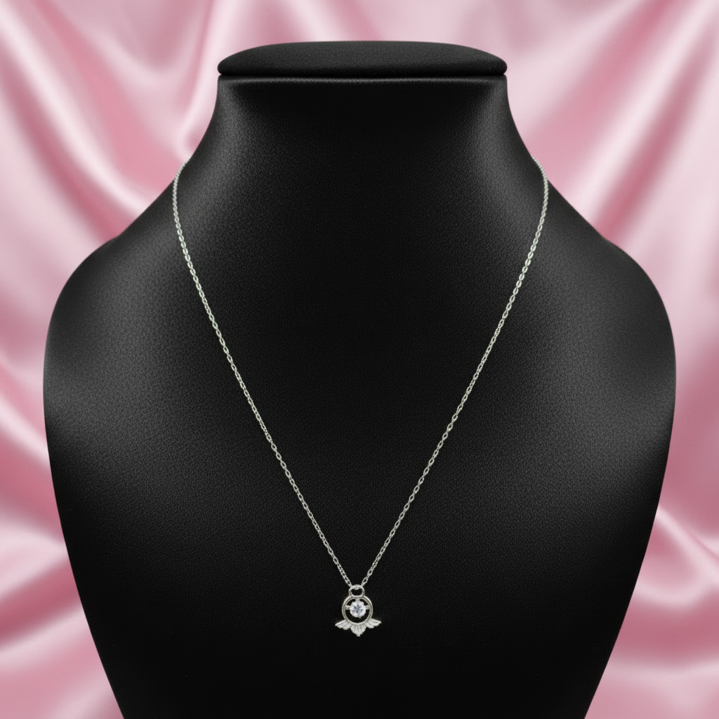 Angelic Spark Silver Pendant