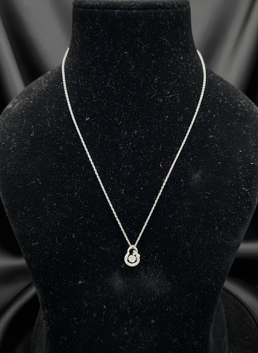 Eternal Loop Silver Pendant