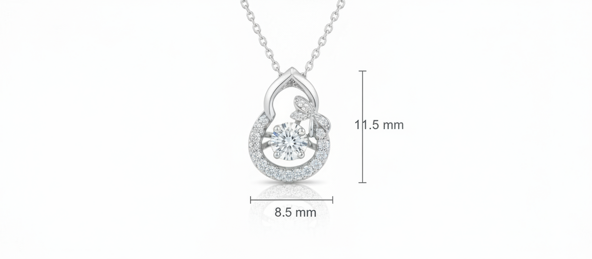 Eternal Loop Silver Pendant