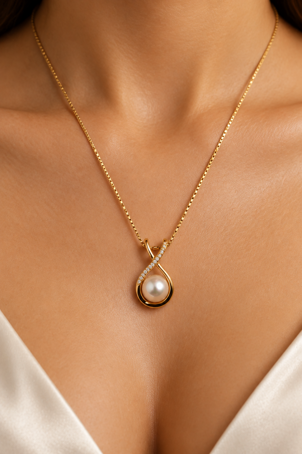 Pearl Loop Necklace