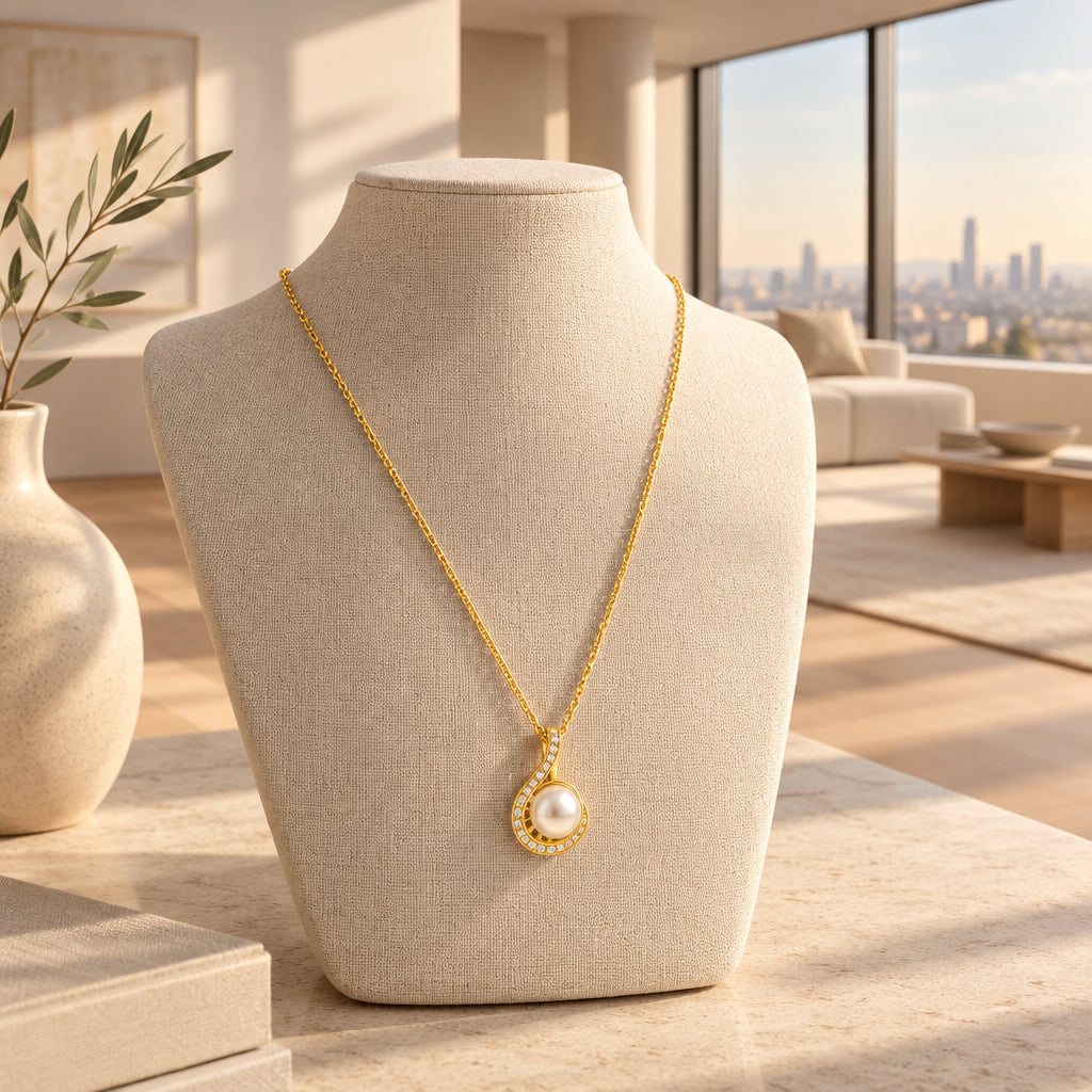 Emerald Drop Necklace