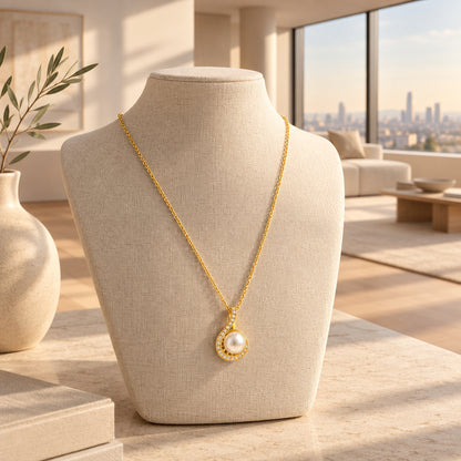 Emerald Drop Necklace