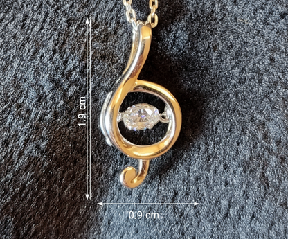 Serene Swirl Silver Pendant