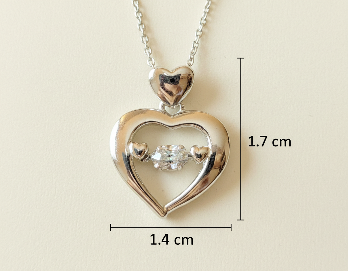 Eternal Embrace Silver Pendant