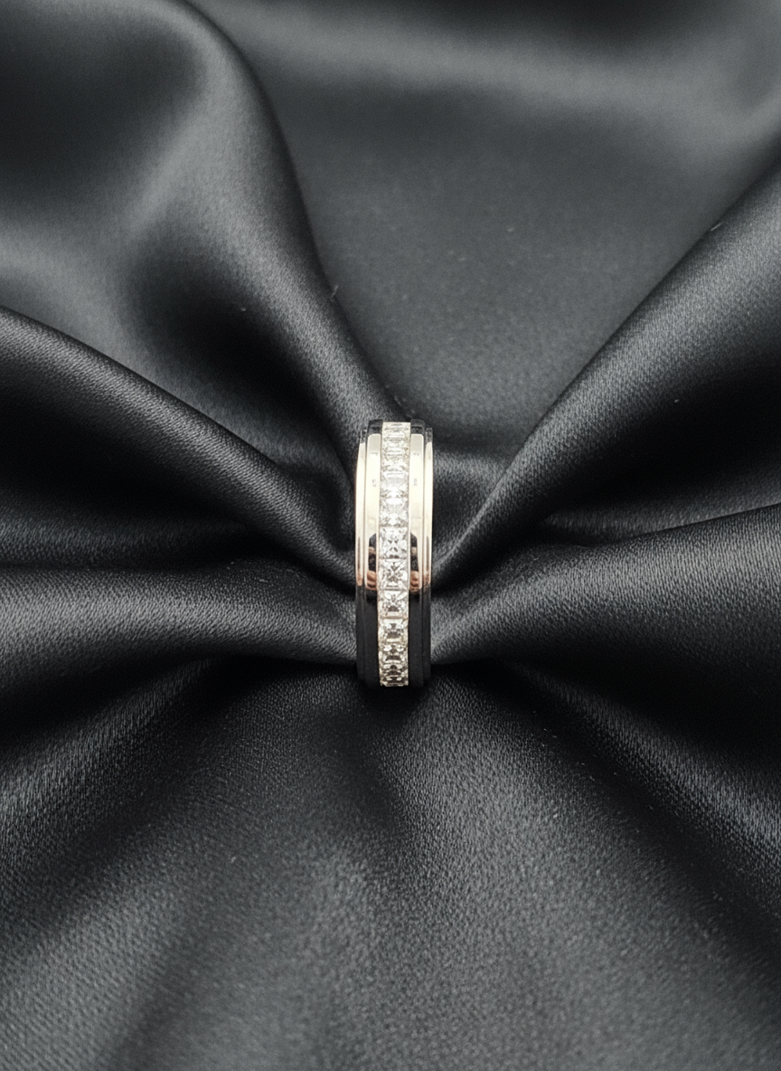 Lumina Axis Men’s Silver Ring