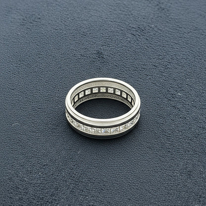 Lumina Axis Men’s Silver Ring
