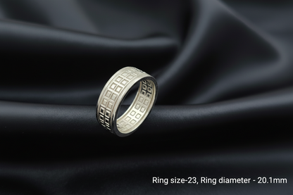 Matrix Gleam Men’s Silver Ring