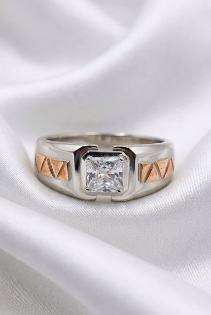 Royal Geometric Square Ring