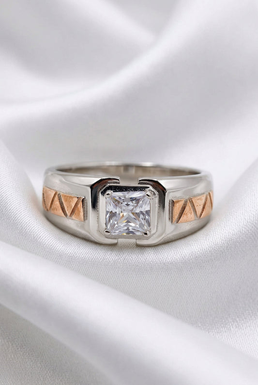 Royal Geometric Square Ring