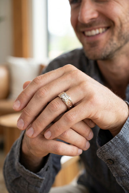 Royal Twist Silver Ring