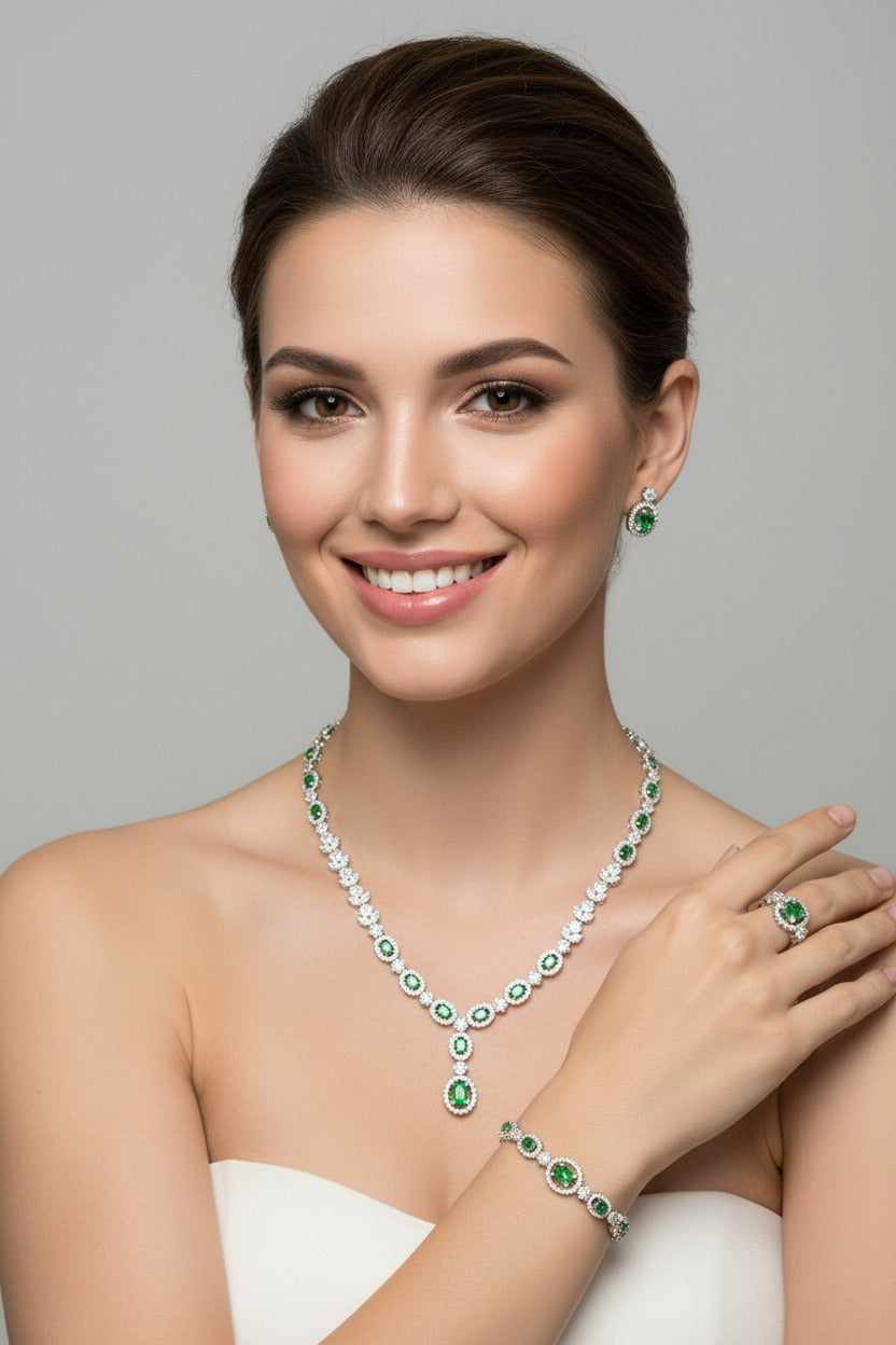Emerald Royale Cascade Set