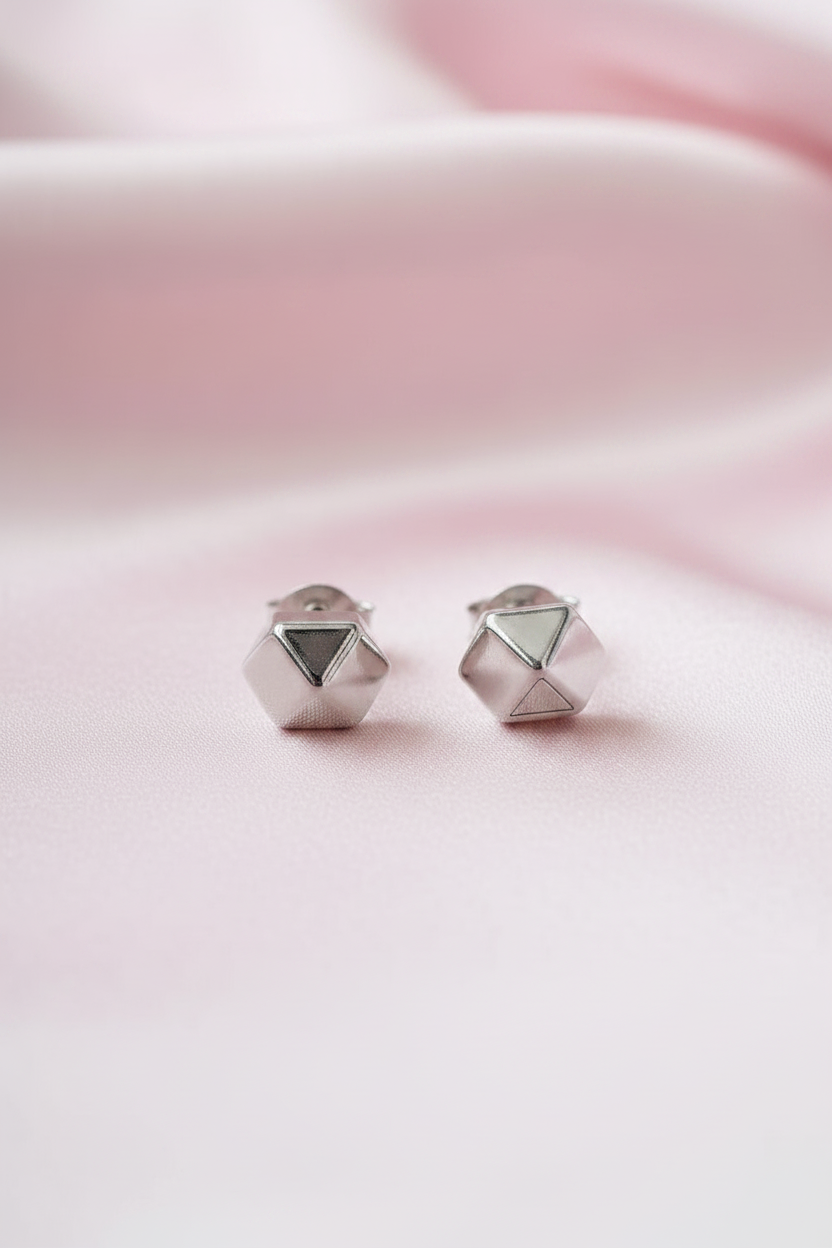 Facet Prism Studs