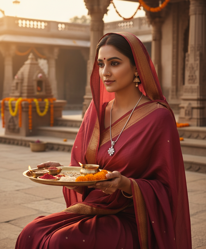 Kashvi Bloom Silver Set