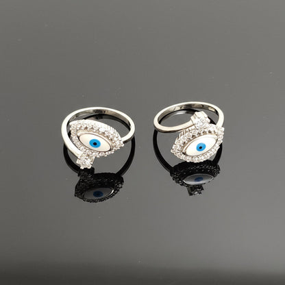 Toe ring for evil eye protection