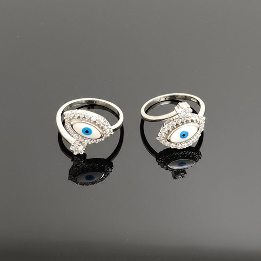 Toe ring for evil eye protection