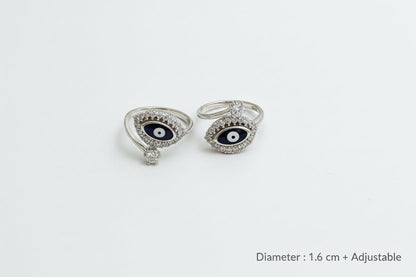 Sterling silver Toe Ring to protect from evil eye