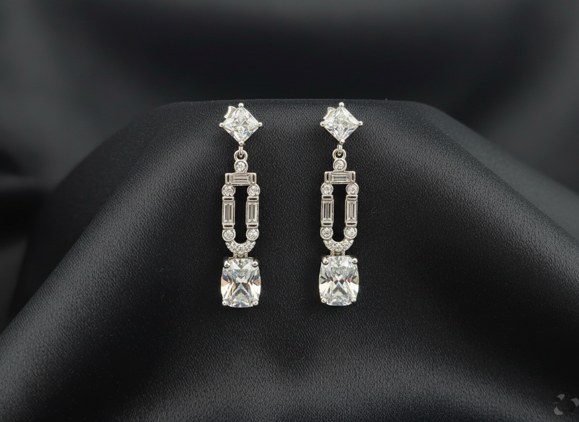 Silver Elara Linked Elegance Drops